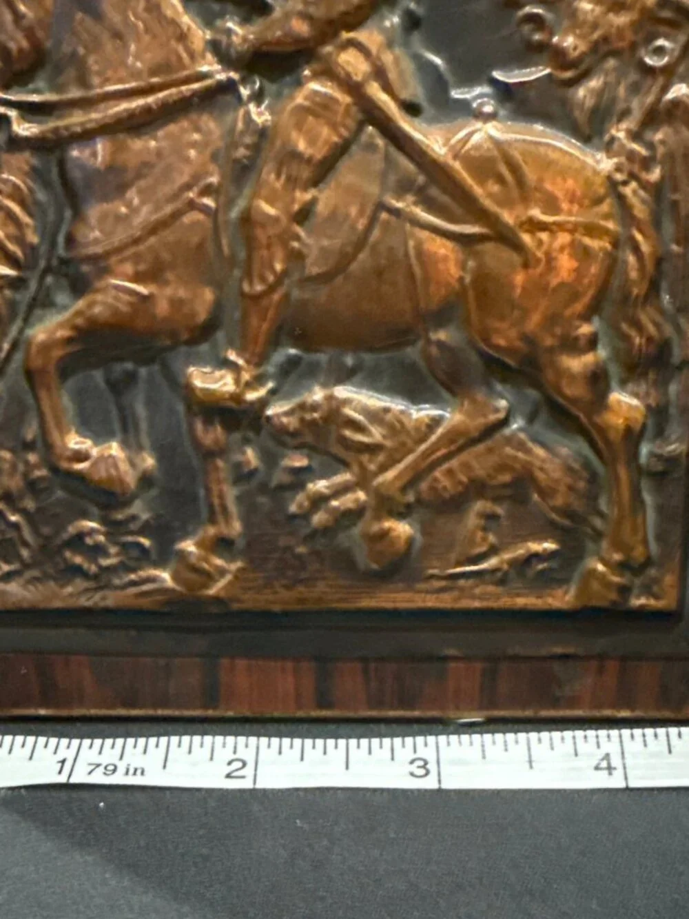 Knight Death and the Devil Copper Plaque 4 in. X 5.5 in.